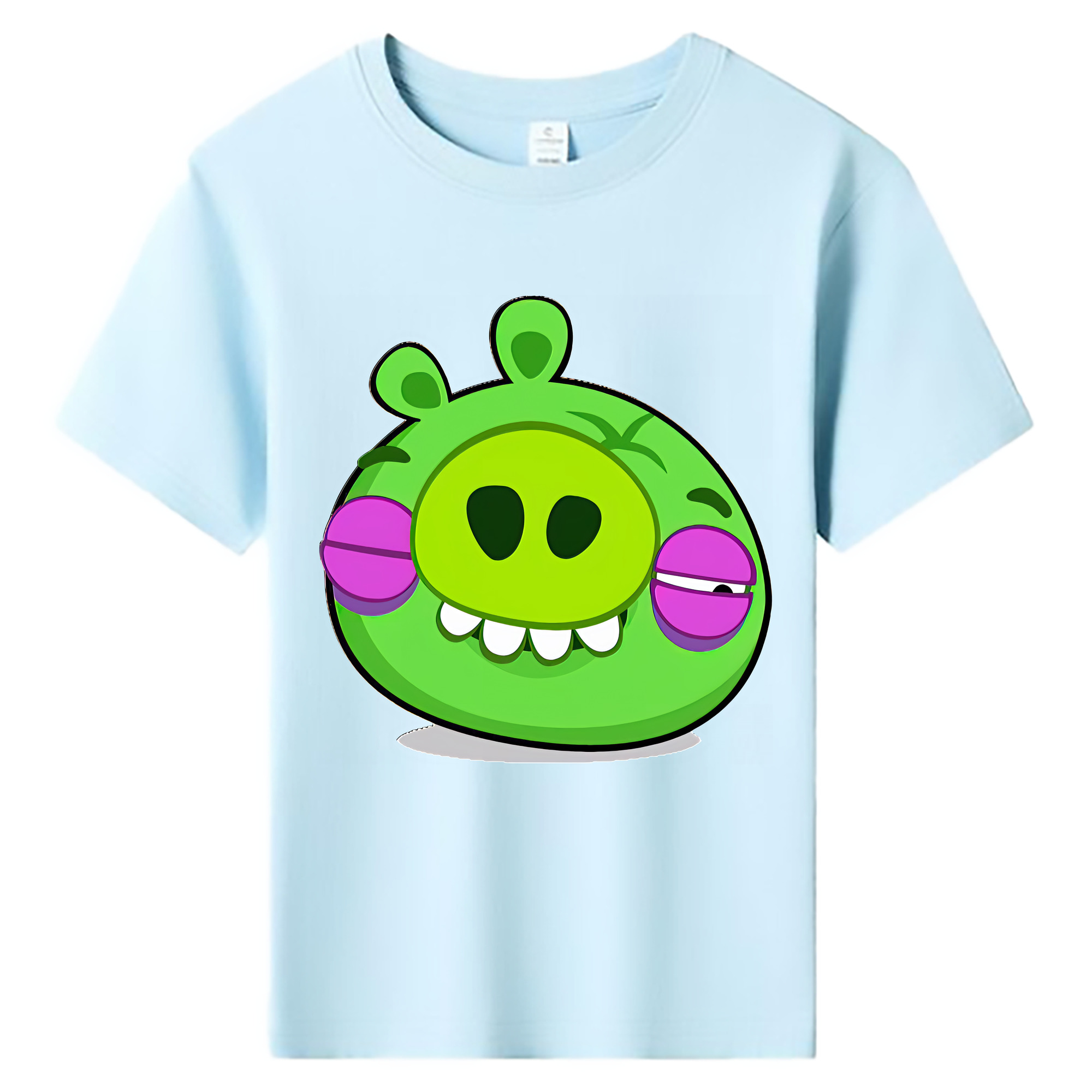 （画像用） Angry Birds アングリーバード 綿100％キッズTシャツ（フロントプリント）